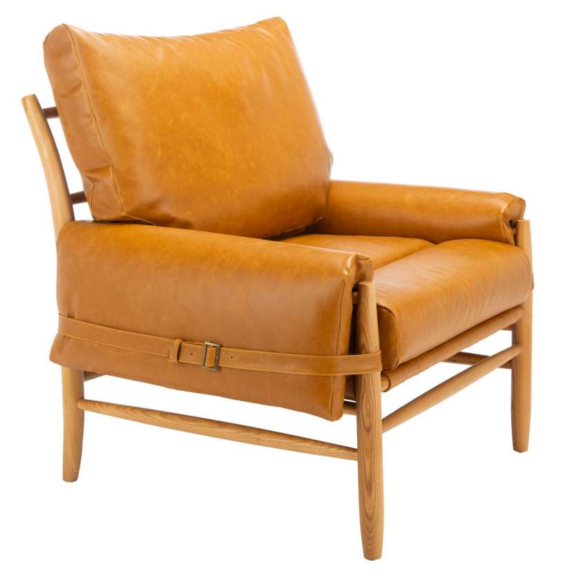 Safavieh Oslo Mid Century Arm Chair | Armchairs | Modishstore - 4