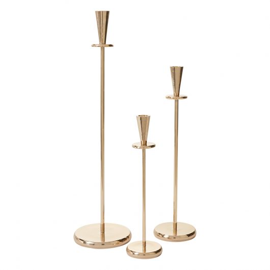 Amberly Candlestick Set Of 3 By Accent Decor | Candle Holders | Modishstore - 4