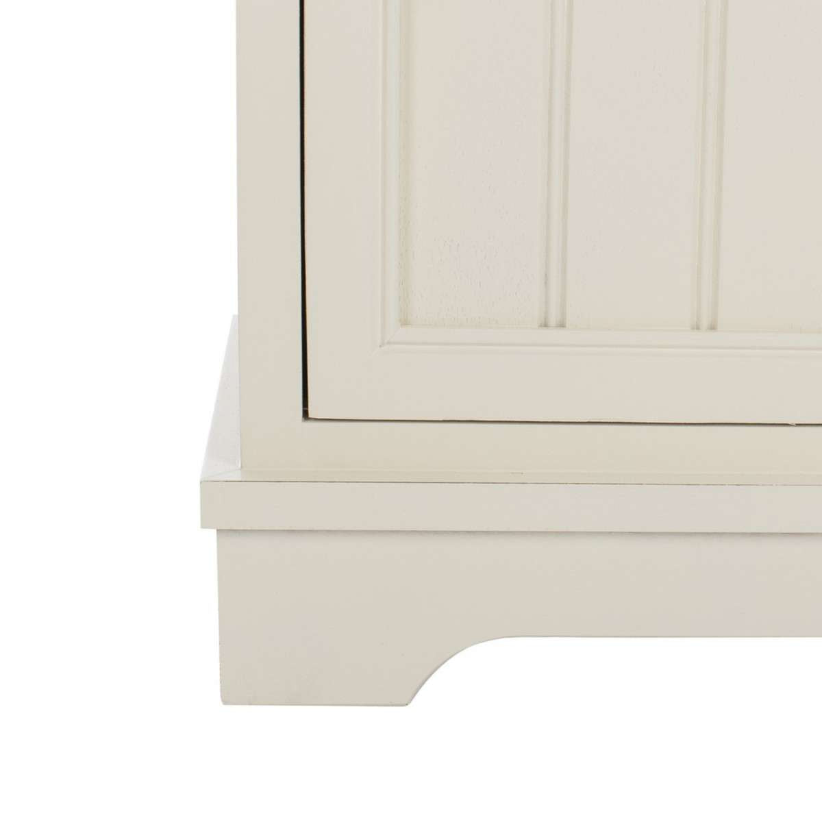 Safavieh Connery Cabinet - Distressed White | End Tables | Modishstore - 3