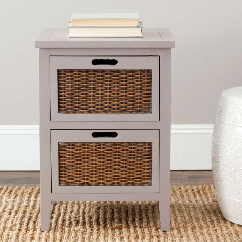 Safavieh Jonah Two Drawer End Table | End Tables | Modishstore - 12