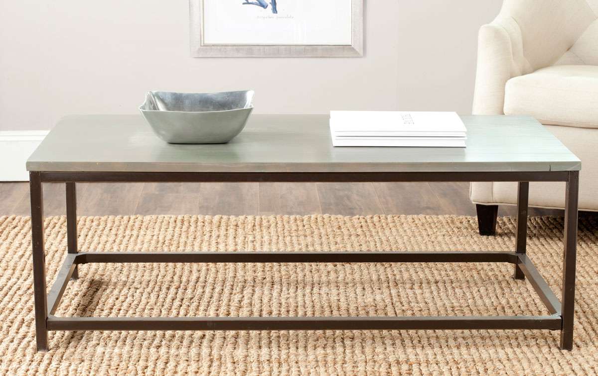Safavieh Alec Coffee Table - Ash Gray | Coffee Tables | Modishstore - 3