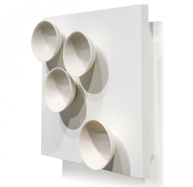 Wall Play Substrate, 'Cream Full Moon' by Gold Leaf Design Group | Wall Decor | Modishstore - 2