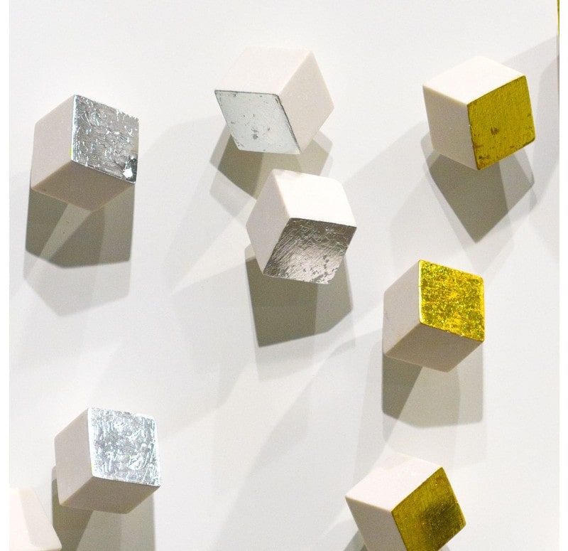 Wall Play Substrate, 'Gold & Silver Pivot' by Gold Leaf Design Group | Wall Decor | Modishstore-3