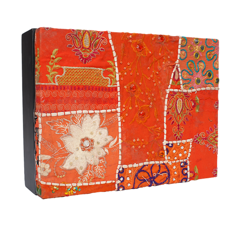 Gold Leaf Design Group Sari Art Boxes | Wall Decor | Modishstore - 14