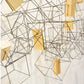 Wire Cube Sculpture w/ Gilded Wood Blocks by Gold Leaf Design Group | Wall Decor | Modishstore-2