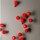Wall Play Substrate, 'Fig, Red by Gold Leaf Design Group | Wall Decor | Modishstore-2