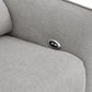 Divani Casa Austria - Modern Grey 3-Seater Fabric Sofa w/ Electric Recliners-5