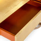A&X Aversa - Gold Crocodile Console Table & Mirror | Modishstore | Console Tables-3