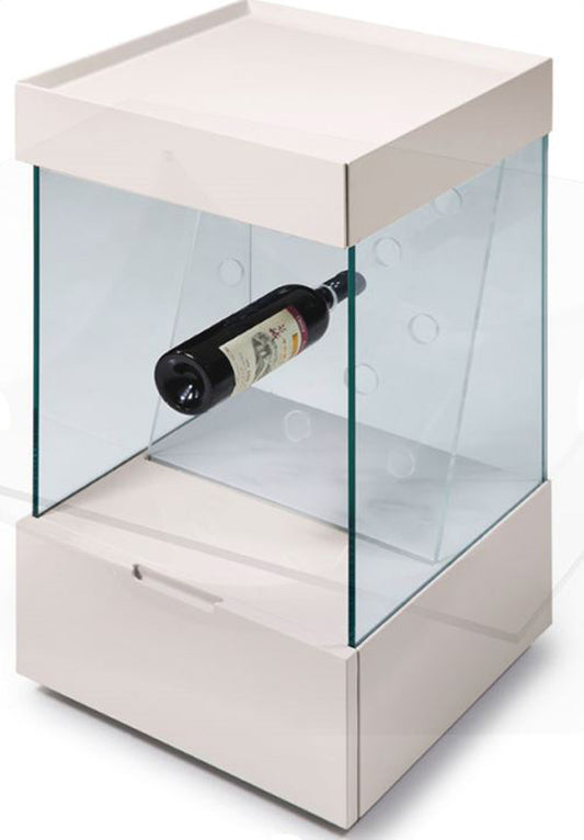 Vig Furniture Modrest Vine Contemporary White Wine Shelf | Modishstore | Wine Racks