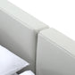 Modrest Opal Modern Walnut & White Platform Bed-6