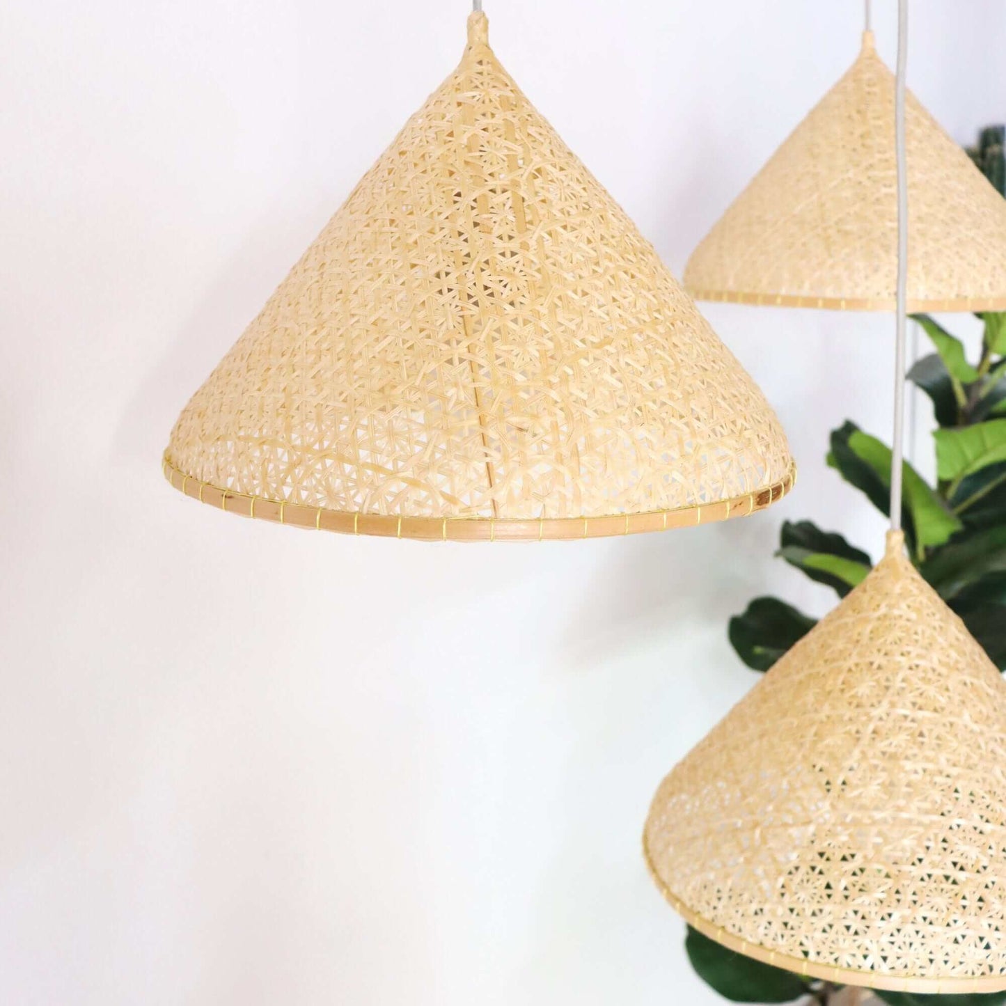 Yen - Bamboo Pendant Light (Set Of 3) By Thaihome | Pendant Lamps | Modishstore - 7