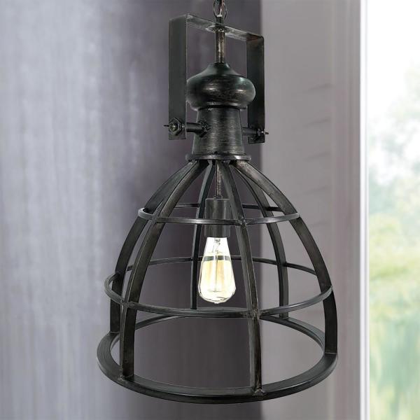 Tianna Bell Pendant Industrial Farmhouse Single Light Pendant By Ele Light & Decor | Pendant Lamps |  Modishstore 