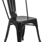 Flash Furniture Metal Indoor-Outdoor Stackable Chair | Outdoor Chairs | Modishstore