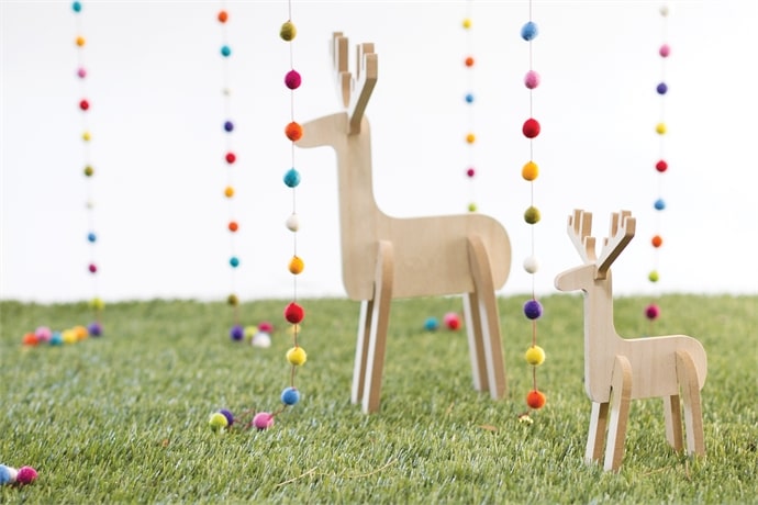 Blitzen Reindeer Set of 24 by Accent Decor | Ornaments | Modishstore - 4