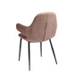 Modrest Bontura - Modern Brown Fabric & Leatherette Accent Chair | Lounge Chairs | Modishstore - 3