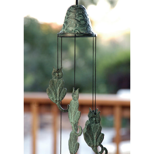 Cat Wind Chime By SPI Home | Outdoor Decor | Modishstore