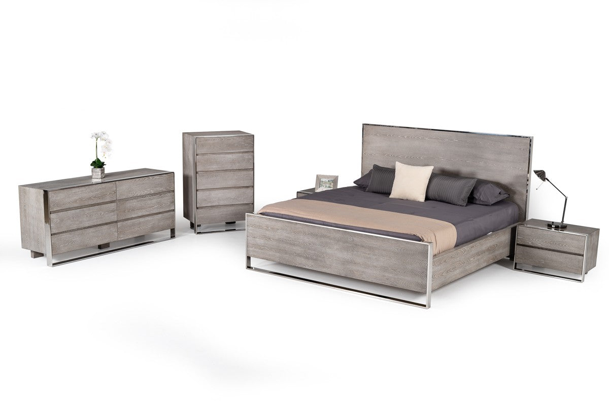 Vig Furniture Modrest Arlene Modern Grey Elm Dresser | Modishstore | Dressers-8