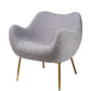 Modrest Cicero - Modern Grey Accent Chair | Lounge Chairs | Modishstore