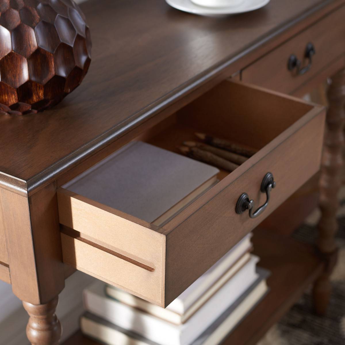 Safavieh Athena 2 Drawer Console Table | Console Tables | Modishstore - 11