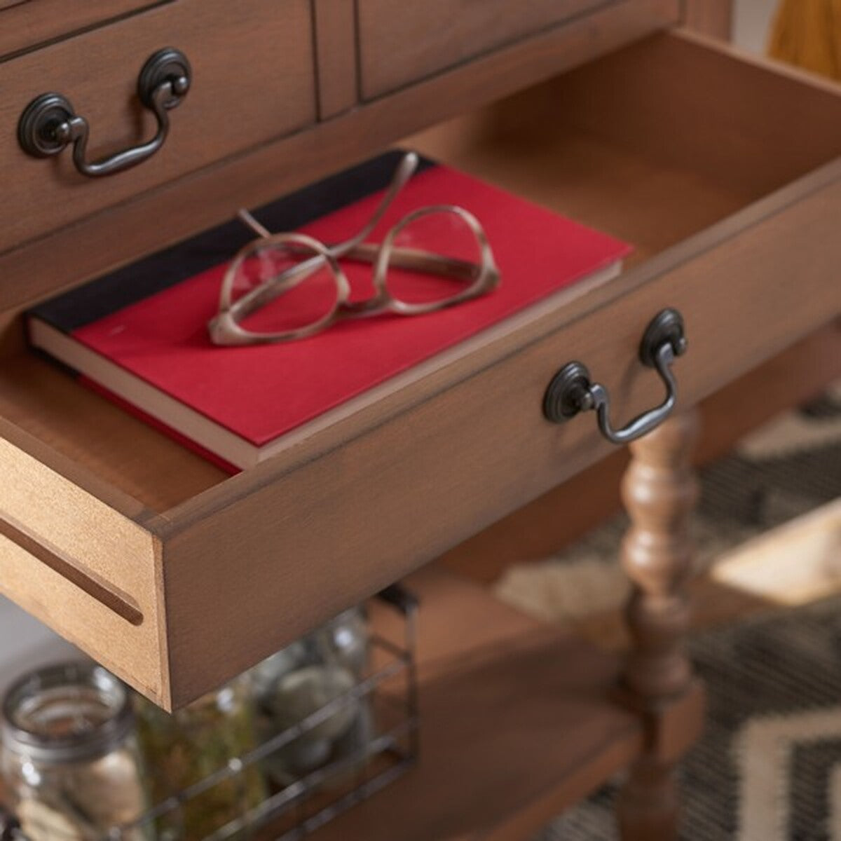 Safavieh Athena 3 Drawer Console Table | Console Tables | Modishstore - 12