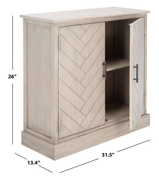 Safavieh Peyton 2 Door Sideboard - Greige | Console Tables | Modishstore - 4