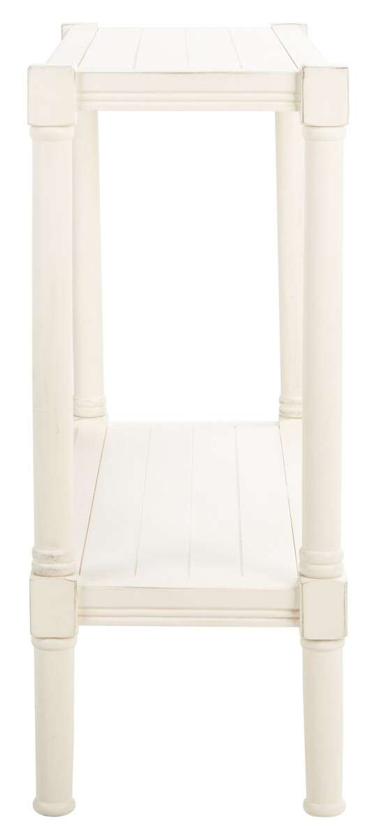 Safavieh Rafiki Console Table - Distressed White | Console Tables | Modishstore - 4