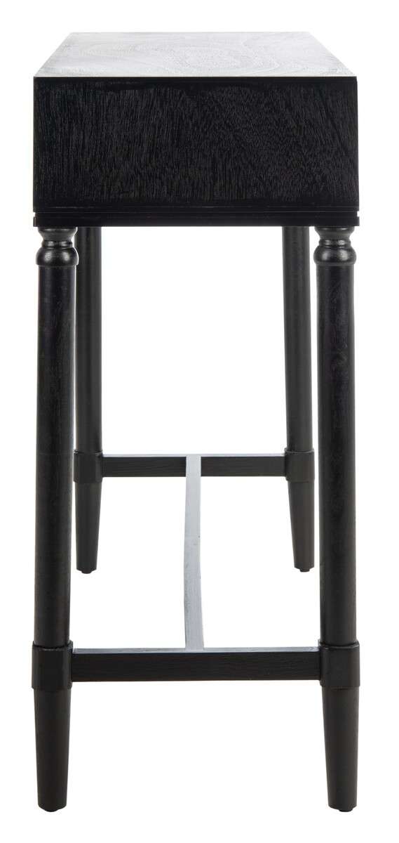 Safavieh Aliyah 2Drw Console Table - Black | Console Tables | Modishstore - 4