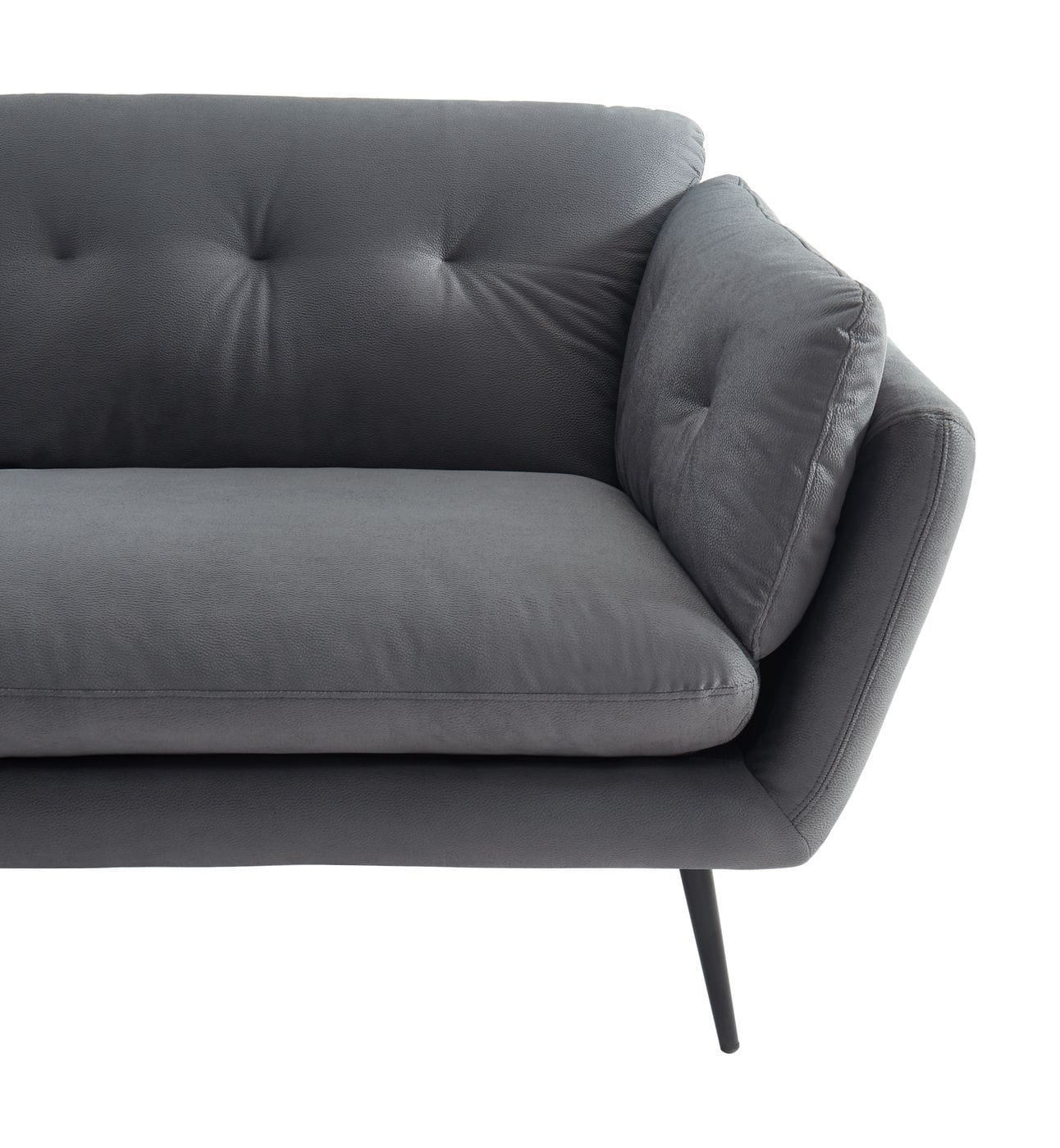 Divani Casa Cody - Modern Grey Fabric Sofa | Sofas |   Modishstore  - 5