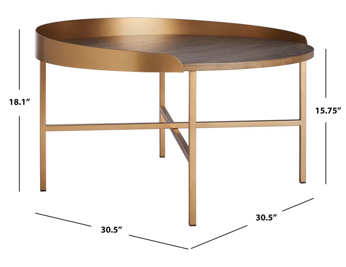 Safavieh Prague Round Coffee Table | Coffee Tables | Modishstore - 4