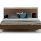 Nova Domus Conner Modern Dark Walnut & Faux Concrete Bed-2