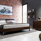 Nova Domus Conner Modern Dark Walnut & Faux Concrete Bedroom Set | Modishstore | Bedroom Sets