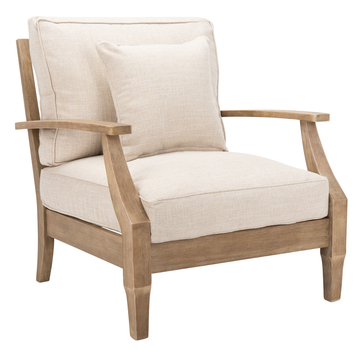 Safavieh Martinique Wood Patio Armchair | Outdoor Chairs | Modishstore - 4