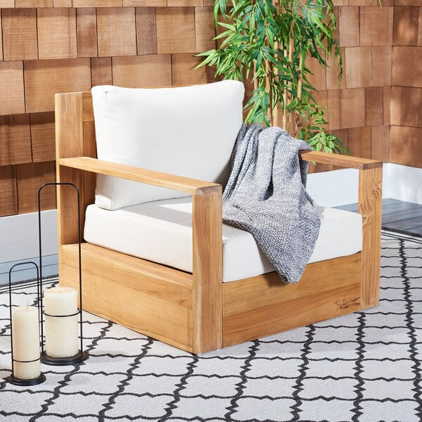 Safavieh Kauai Brazil Teak Patio Chair – Modish Store