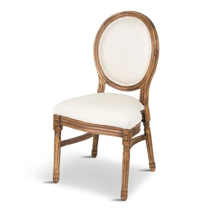Stackable King Louis Chair-Dark Natural Rattan