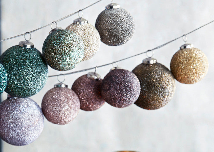 Roost Sparkle Ball Ornaments - Set Of 18