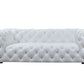 Divani Casa Dexter - Transitional White Full Italian Leather Sofa | Modishstore | Sofas