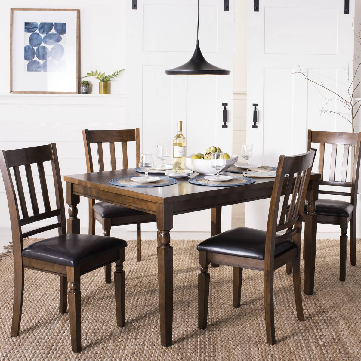 Safavieh Kodiak 5 Piece Dining Set | Dining Sets | Modishstore - 4