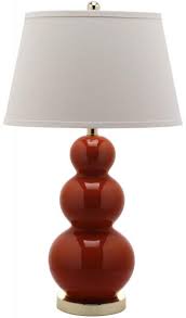 Safavieh Pamela Triple Gourd Ceramic Lamp | Table Lamps | Modishstore - 11