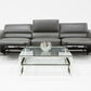 Divani Casa Maine Modern Grey Eco-Leather Sofa w/ Electric Recliners | Sofas | Modishstore
