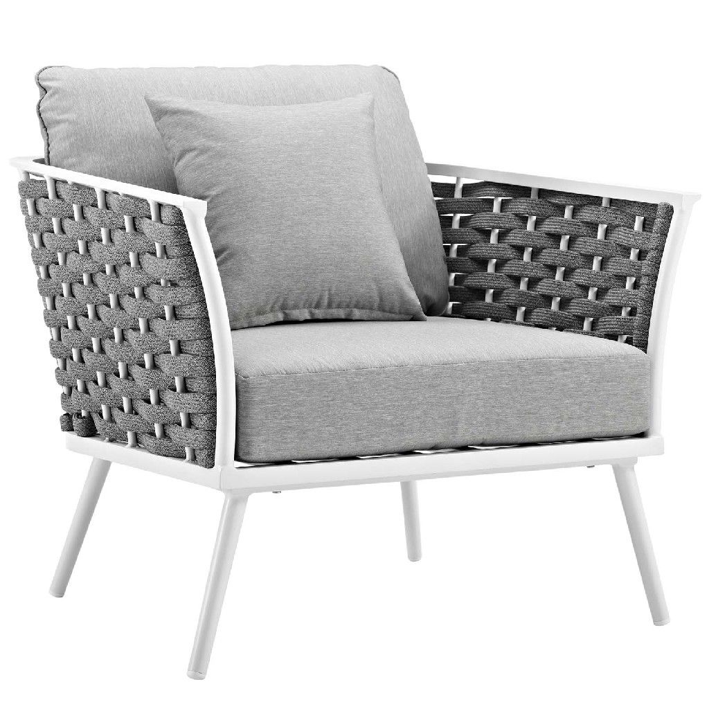 Modway Stance 3 Piece Outdoor Patio Aluminum Sectional Sofa Set-EEI-3170 - EEI-3170 | Outdoor Sofas, Loveseats & Sectionals | Modishstore - 9