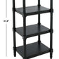 Safavieh Cassie 4 Shelf Bookcase - Black | Bookcases | Modishstore - 4
