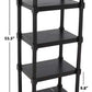 Safavieh Cassie 5 Shelf Bookcase - Black | Bookcases | Modishstore - 3