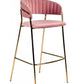 Vig Furniture Modrest Brandy Modern Fabric Bar Stool (Set of 2) | Modishstore | Bar Stools-8