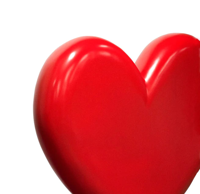 Fiberglass UV Heart Throb Sculpture, R By Gold Leaf Design Group | Sculptures | Modishstore - 8