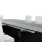 Modrest Lisbon - Extendable Glass Dining Table-3