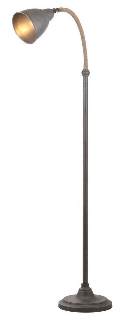 Safavieh Naldo 60-Inch H Floor Lamp - Dark Grey | Floor Lamps | Modishstore - 3
