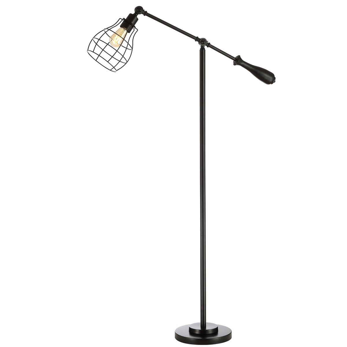 Safavieh Brice Floor Lamp - Black | Floor Lamps | Modishstore - 3