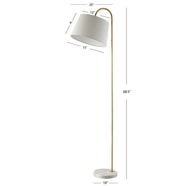 Safavieh Dacey Floor Lamp - Gold Leaf | Floor Lamps | Modishstore - 3