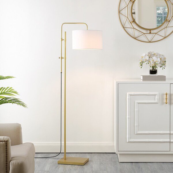 Safavieh Idra Floor Lamp Gold – Modish Store