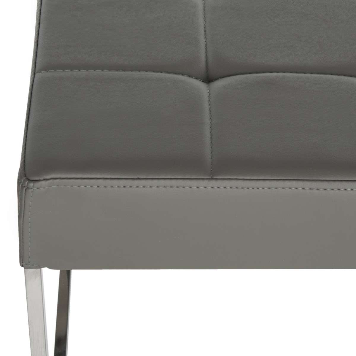 Safavieh Roitfeld Ottoman - Gray | Ottomans | Modishstore - 3